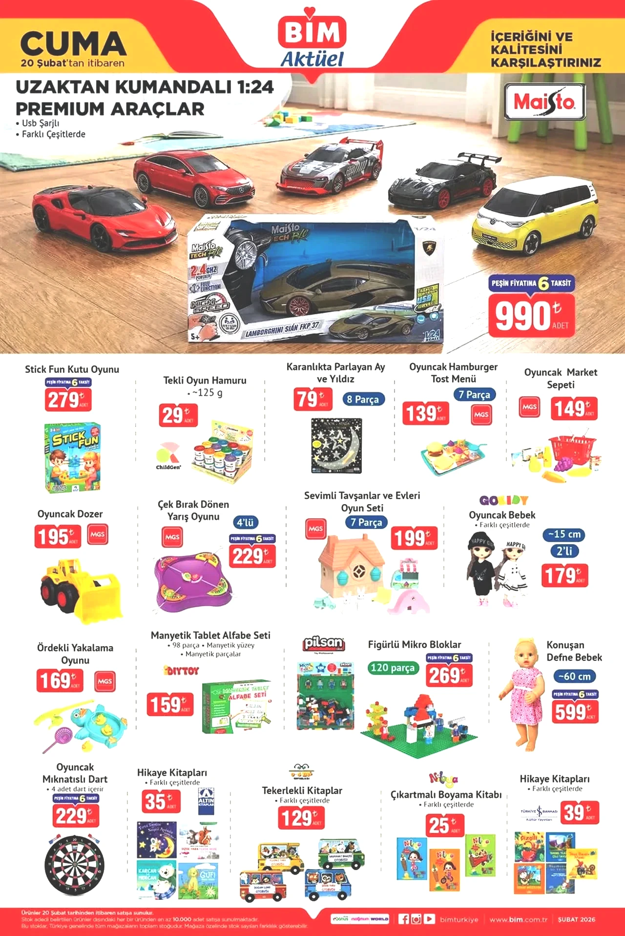 BİM 20-24 Şubat aktüel ürünler kataloğu 2026! (Ramazan’a özel) Teknoloji ürünleri, elektronik ev eşyaları, masa ve beyaz eşyada dev kampanya