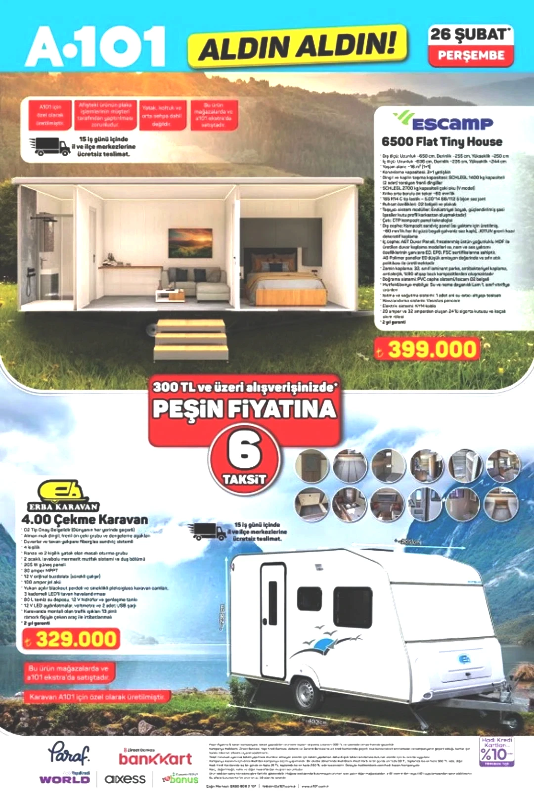 A101'in 26 Şubat 2026 katalog duyurusu!