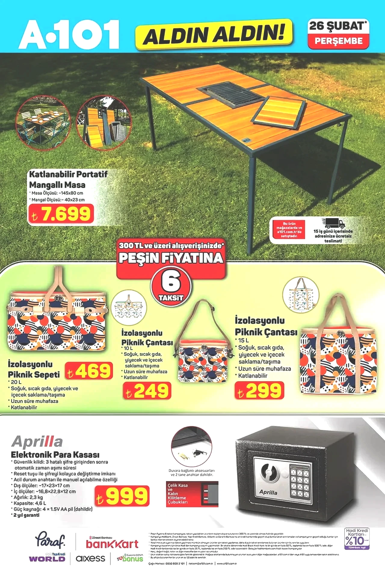 26 Şubat - 5 Mart A101 Aktüel Kataloğu 2026! Elektronik ev aletleri, mutfak ürünleri ve teknoloji ürünleri geliyor