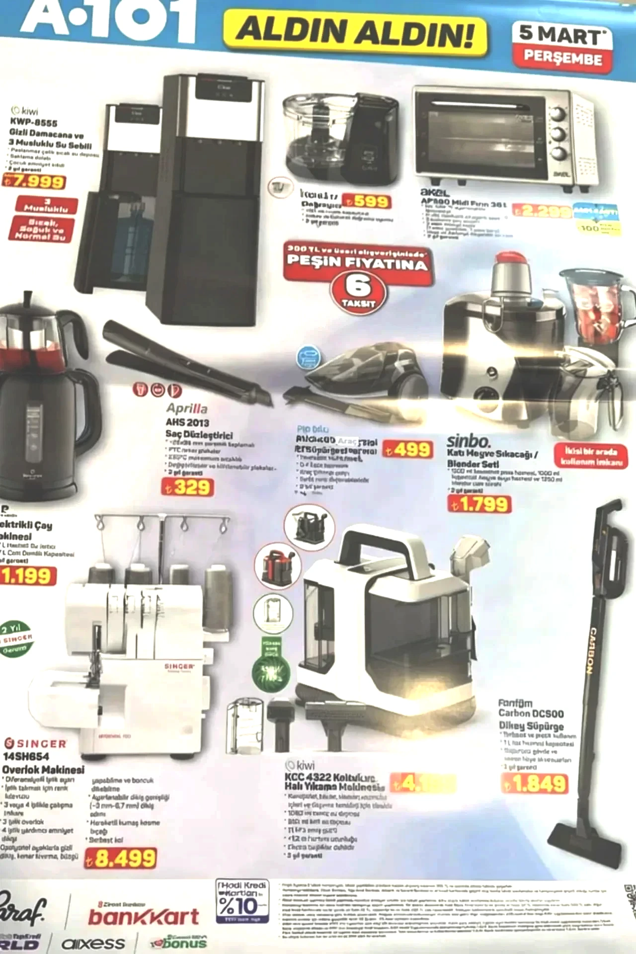 26 Şubat - 5 Mart A101 Aktüel Kataloğu 2026! Elektronik ev aletleri, mutfak ürünleri ve teknoloji ürünleri geliyor